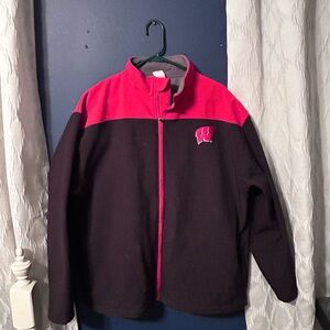 Rivalry Threads Black and Red Wisconsin Badgers Jacket